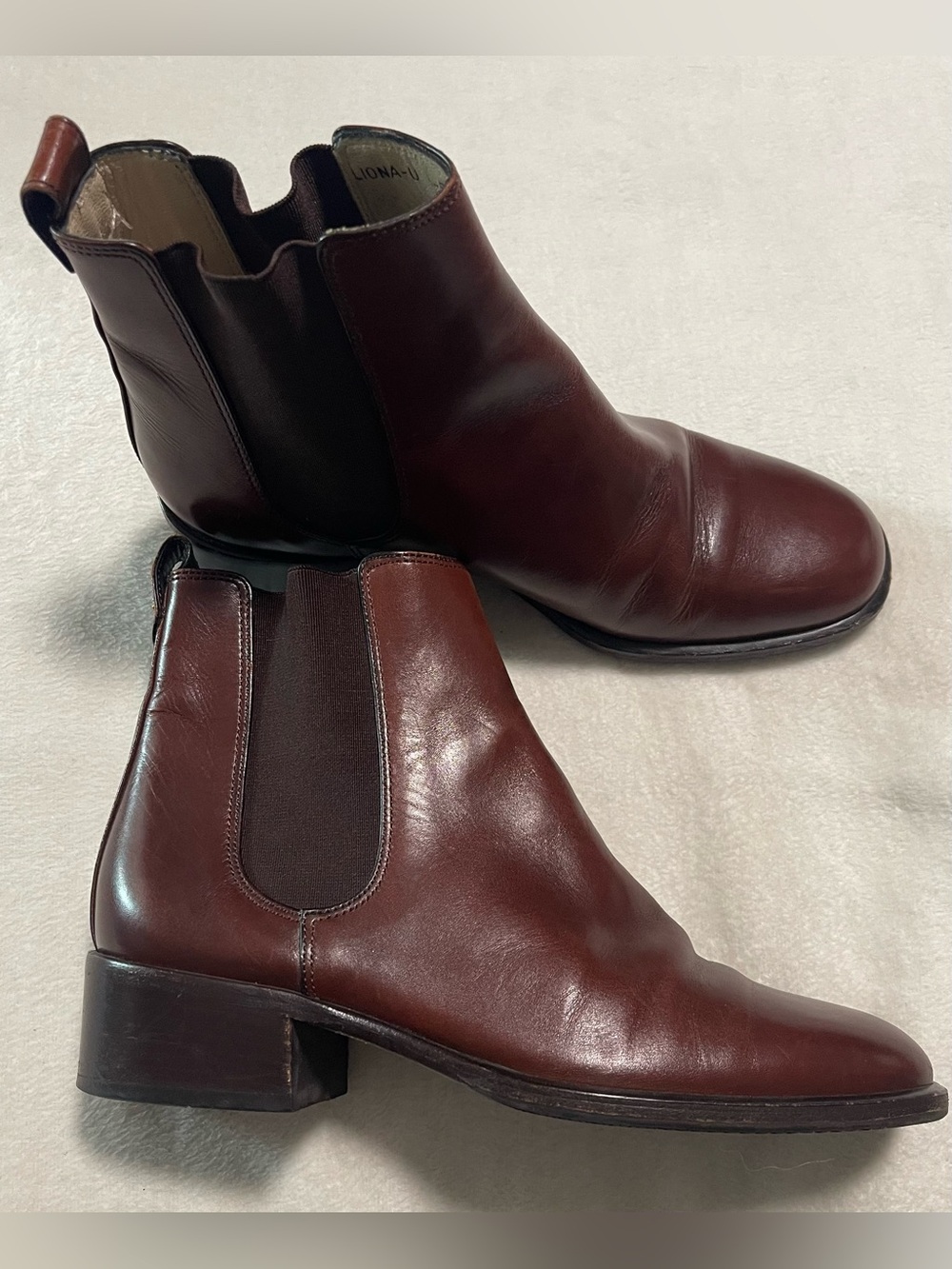 Bally Switzerland Brown Leather Chelsea Ankle Boots